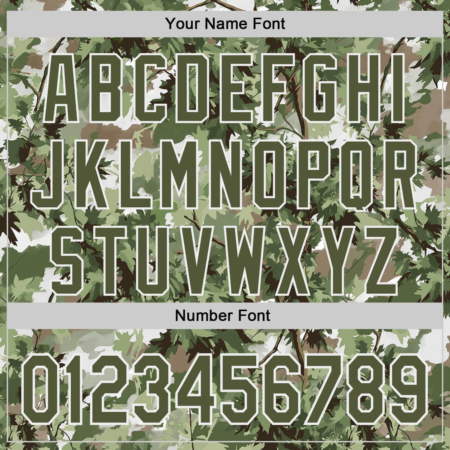 Custom Camo Olive-White Woodland Forest Tactical Camouflage Outdoor Leaf Authentic Baseball Jersey baseball jersey product view 5