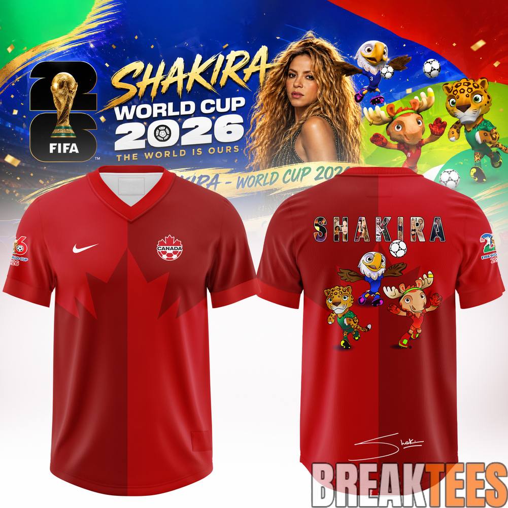 Canada National Football Team x Shakira World Cup 2026 Legacy Edition Jersey football jersey product view 1