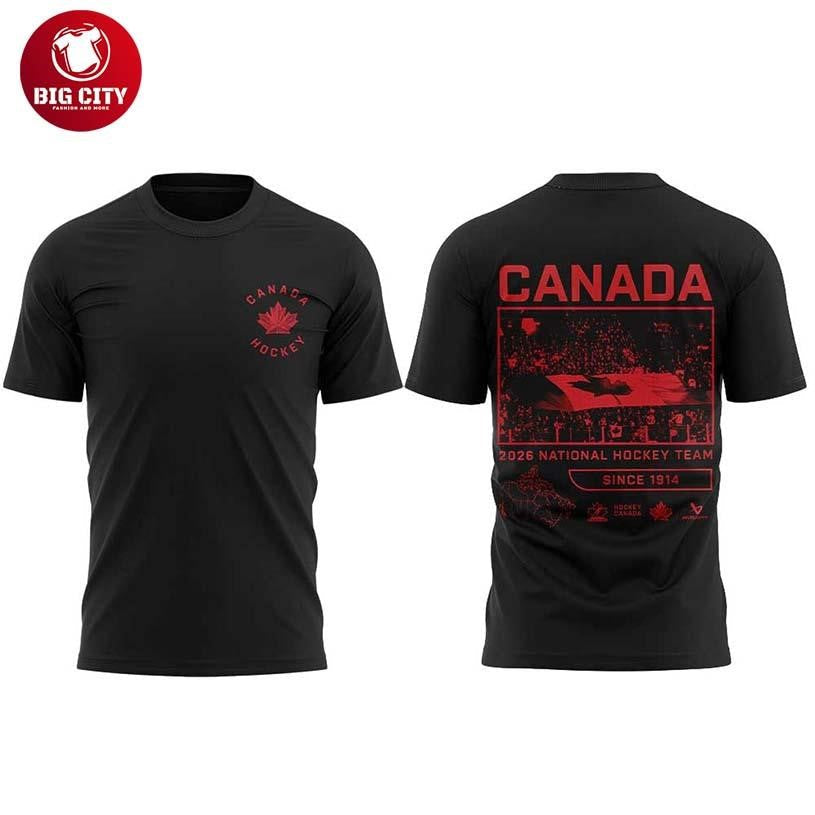 Canada x Bauer Hockey 2026 National Hockey Team Two Sided Shirt Unisex T-shirt, Sweatshirt, Hoodie, Long Sleeve Tee - T-Shirt, Sweatshirt, Hoodie