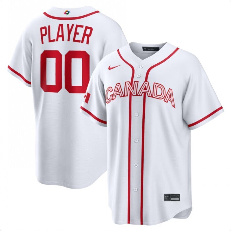 Canada 2026 Canada Baseball Jersey baseball jersey product view 1
