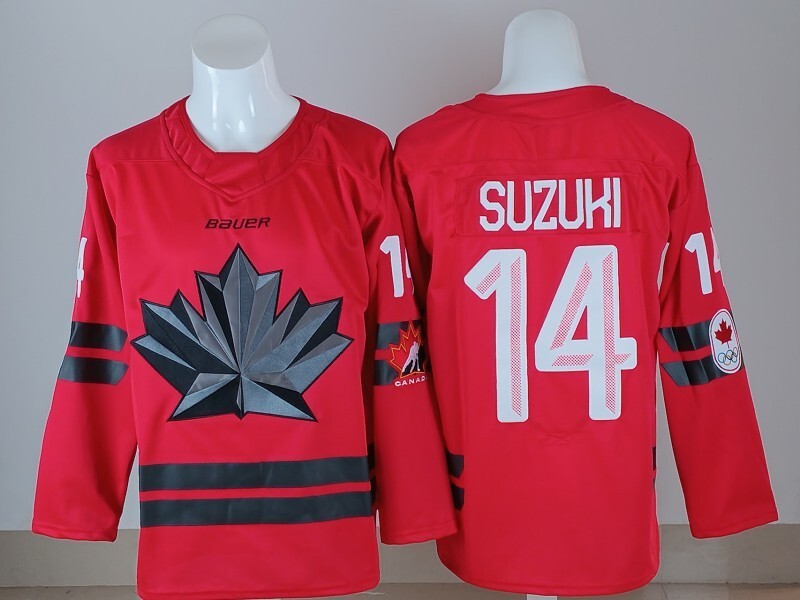 Canada Hockey #14 Suzuki Canada 2026 Winter Olympics Edition Hockey Jersey hockey jersey product view 1