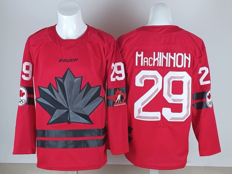 Canada Hockey #29 Nathan MacKinnon Canada 2026 Winter Olympics Edition Style 4 Hockey Jersey hockey jersey product view 1