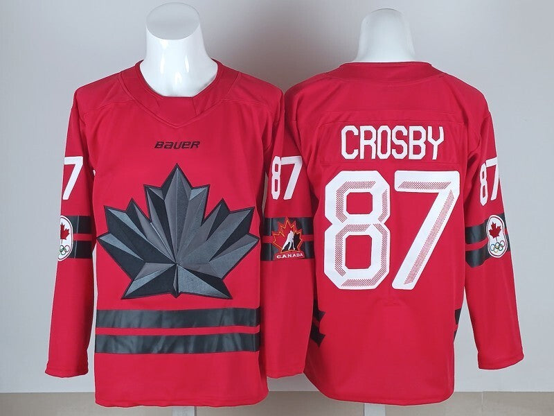 Canada Hockey #87 Sidney Crosby Canada 2026 Winter Olympics Edition Style 4 Hockey Jersey hockey jersey product view 1