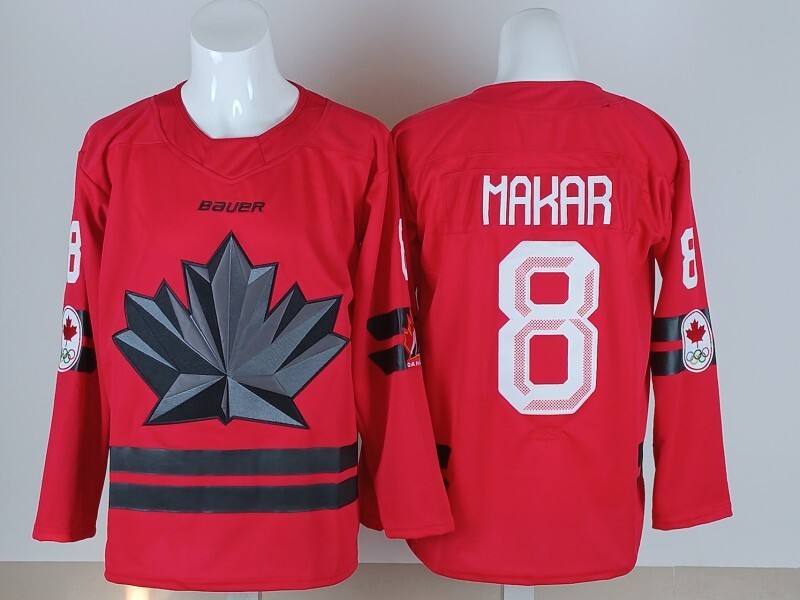 Canada Hockey #8 Cale Makar Canada 2026 Winter Olympics Edition Style 3 Hockey Jersey hockey jersey product view 1
