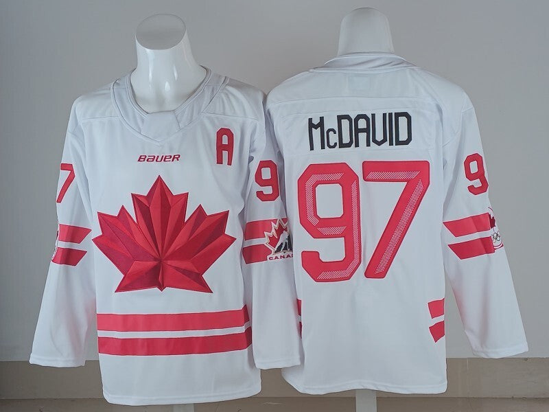Canada Hockey #97 Connor McDavid Canada 2026 Winter Olympics Edition Style 1 Hockey Jersey hockey jersey product view 1