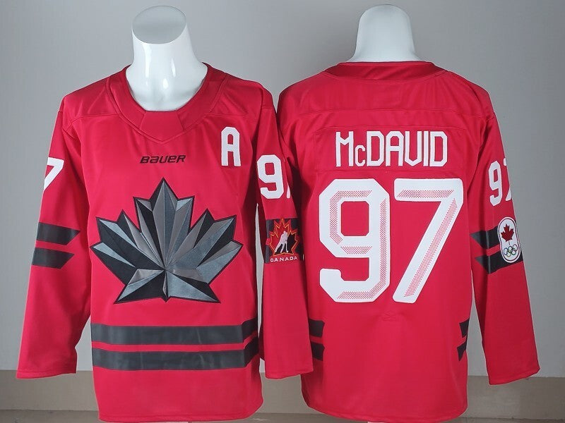 Canada Hockey #97 Connor McDavid Canada 2026 Winter Olympics Edition Style 4 Hockey Jersey hockey jersey product view 1