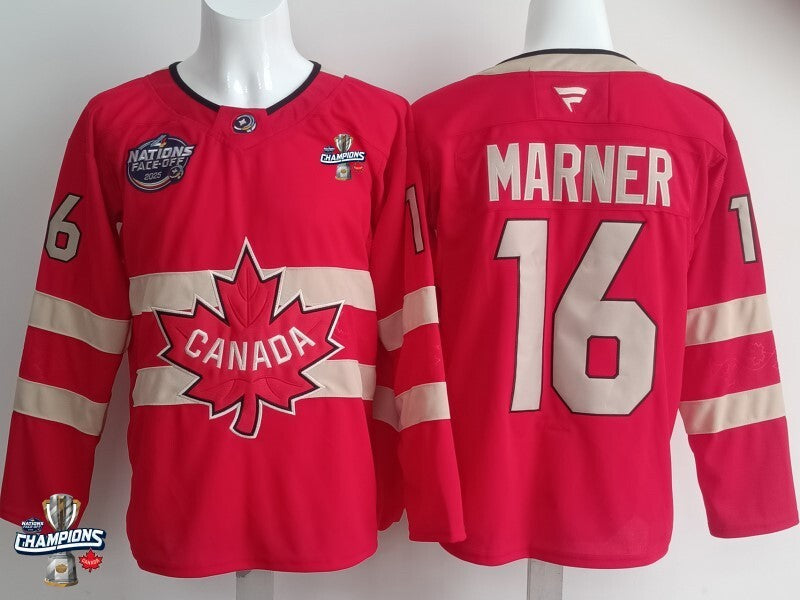 Canada #16 Mitchell Marner Canada (1)_[1] Style 2 Hockey Jersey hockey jersey product view 1