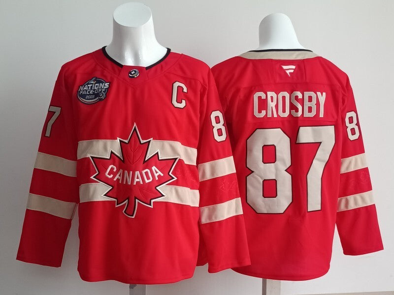 Canada #87 Sidney Crosby Canada (1)_[1] Style 1 Hockey Jersey hockey jersey product view 1