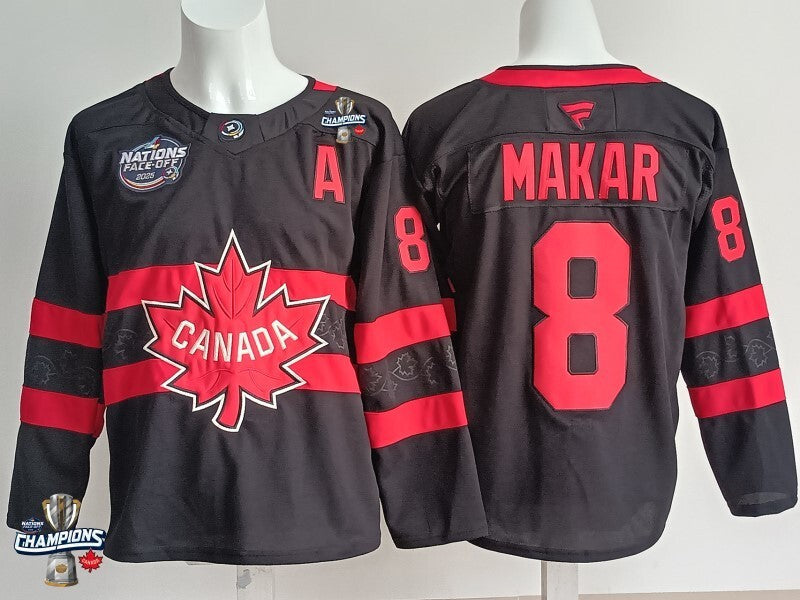 Canada #8 Cale Makar Canada Style 2 Hockey Jersey hockey jersey product view 1