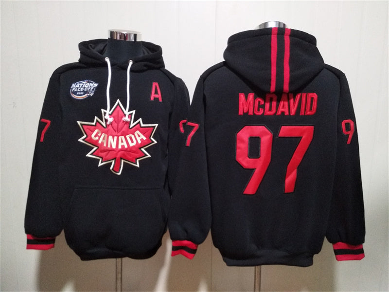 Canada #97 Connor McDavid Canada 97 Black .jpg Hockey Jersey hockey jersey product view 1