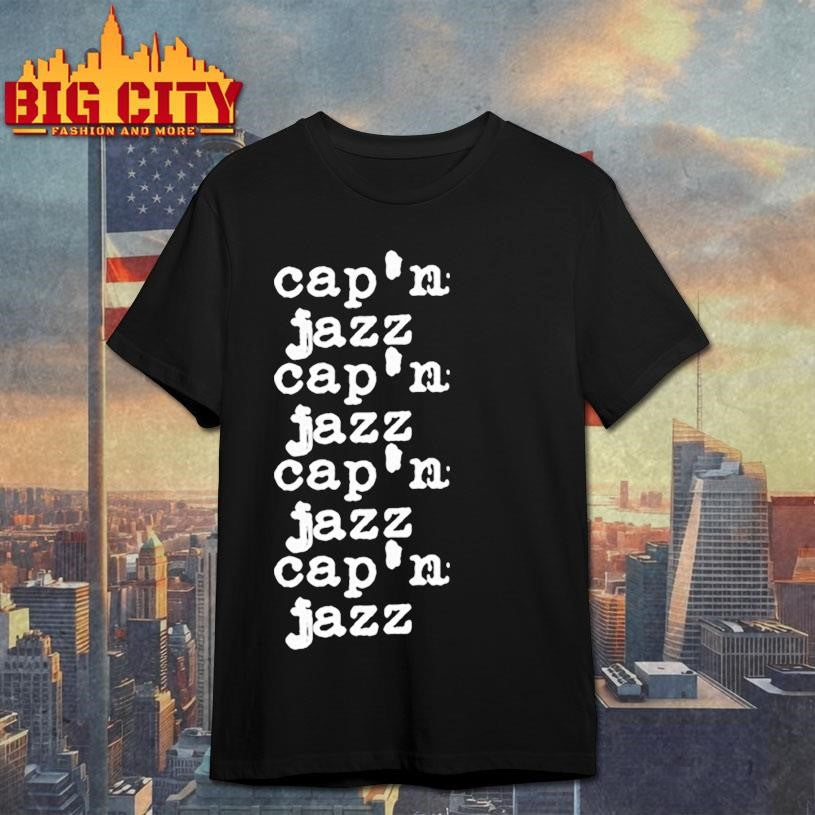 Cap’n Jazz Type Shirt Unisex T-shirt, Sweatshirt, Hoodie, Long Sleeve Tee - T-Shirt, Sweatshirt, Hoodie