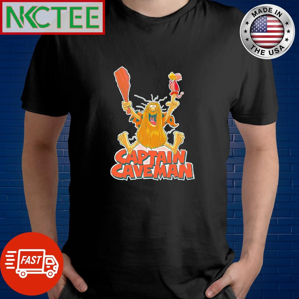Captain Caveman laugh bird shirt Unisex T-shirt, Sweatshirt, Hoodie, Long Sleeve Tee - T-Shirt, Sweatshirt, Hoodie