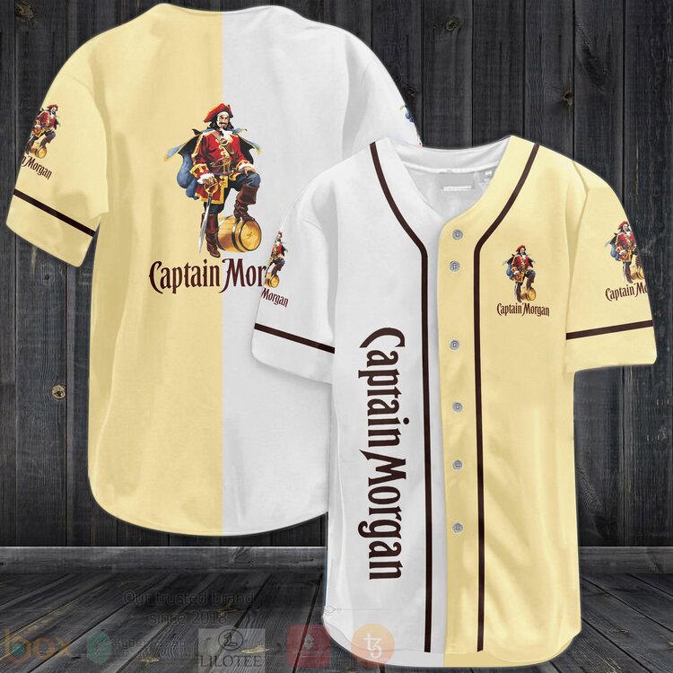 FASHION Captain Morgan Baseball Jerseys Botton Shirt baseball jersey product view 1