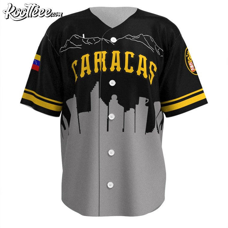 Caracas Lions Venezuela Baseball Jersey baseball jersey product view 1