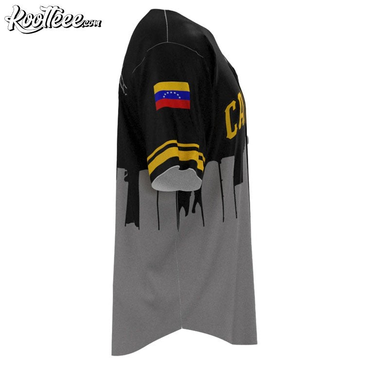Caracas Lions Venezuela Baseball Jersey baseball jersey product view 4