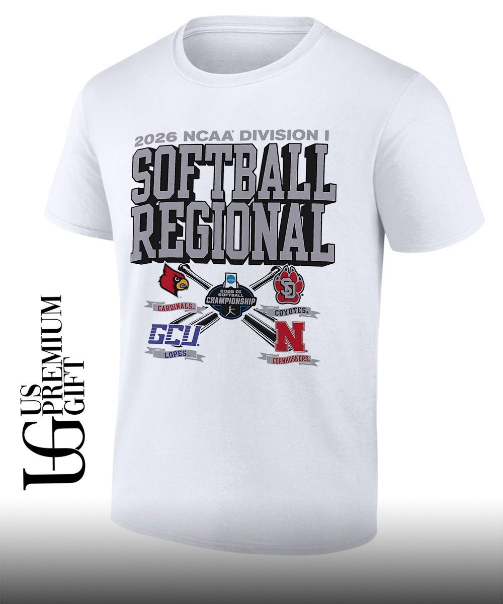 Cardinals Coyotes GCU Lopes and Cornhuskers 2026 NCAA Division I Softball Regional logo shirt - T-Shirt, Sweatshirt, Hoodie