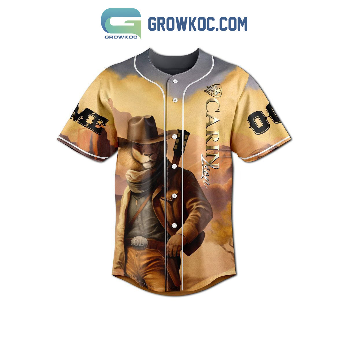 Carin Leon Tour Personalized Baseball Jersey baseball jersey product view 2