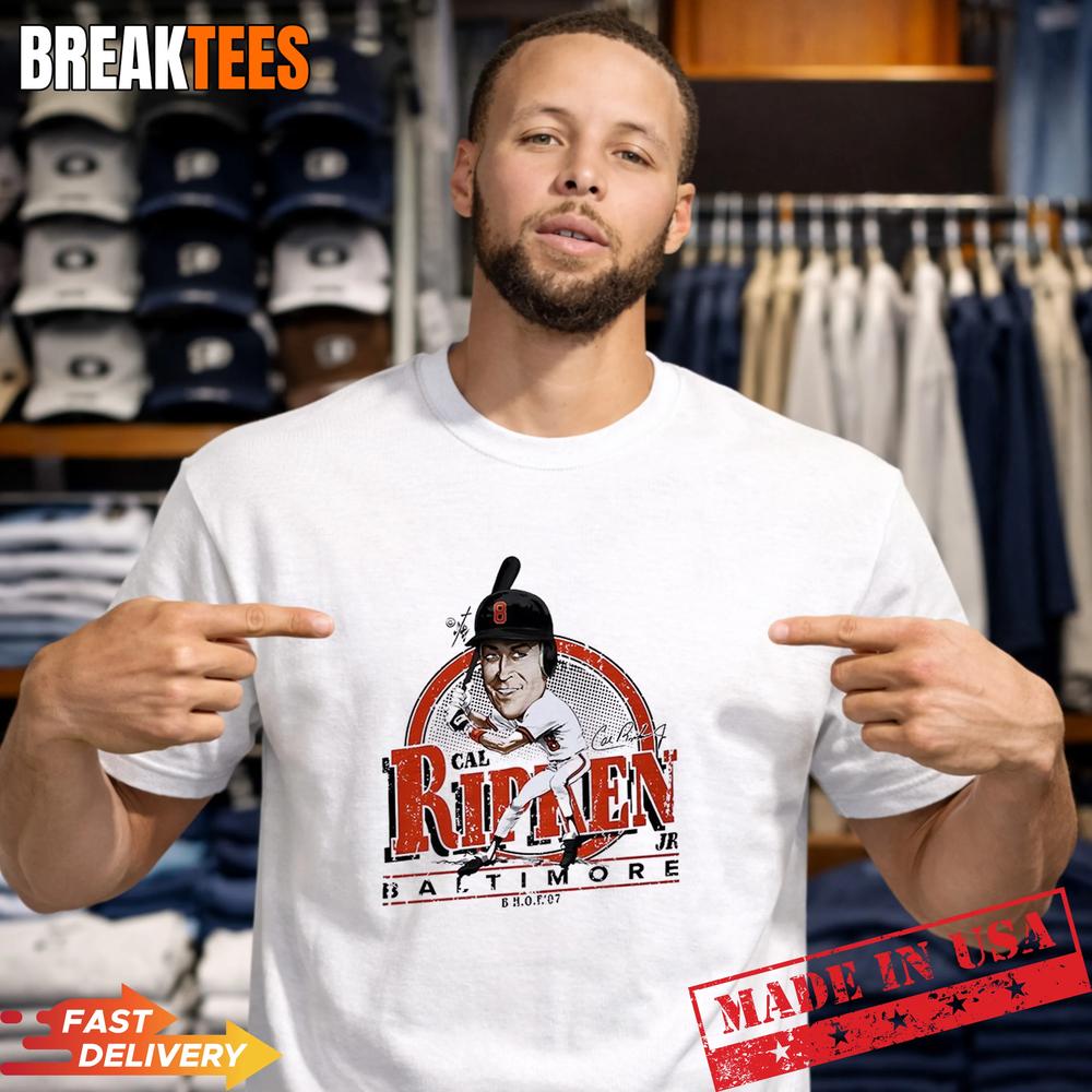 Carl Ripken Jr Baltimore Orioles MLB Signature Caricature T-Shirt Unisex T-shirt, Sweatshirt, Hoodie, Long Sleeve Tee - T-Shirt, Sweatshirt, Hoodie
