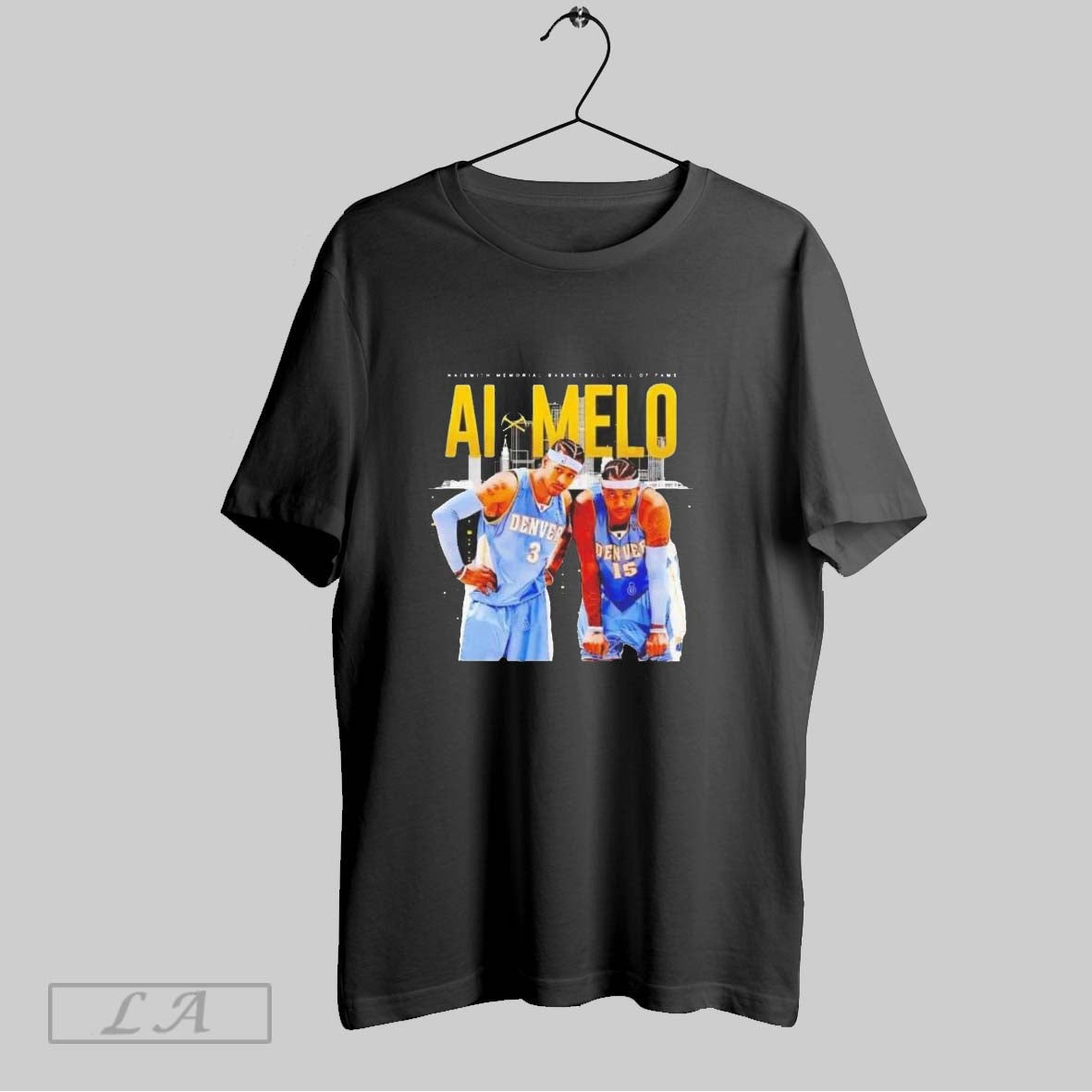 Carmelo Anthony And Allen Iverson Naismith Memorial Basketball Hall Of Fame 2025 Unisex T-shirt, Sweatshirt, Hoodie, Long Sleeve Tee - T-Shirt, Sweatshirt, Hoodie