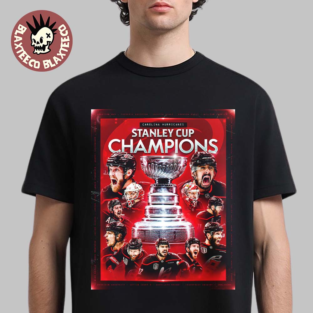Carolina Hurricanes 2026 NHL Stanley Cup Champions Premium T-Shirt Unisex T-shirt, Sweatshirt, Hoodie, Long Sleeve Tee - T-Shirt, Sweatshirt, Hoodie