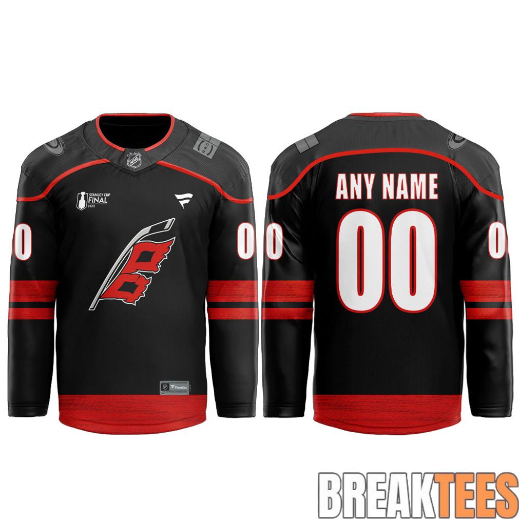 Carolina Hurricanes Eastern Conference Champions 2026 Custom Hockey Jersey hockey jersey product view 2