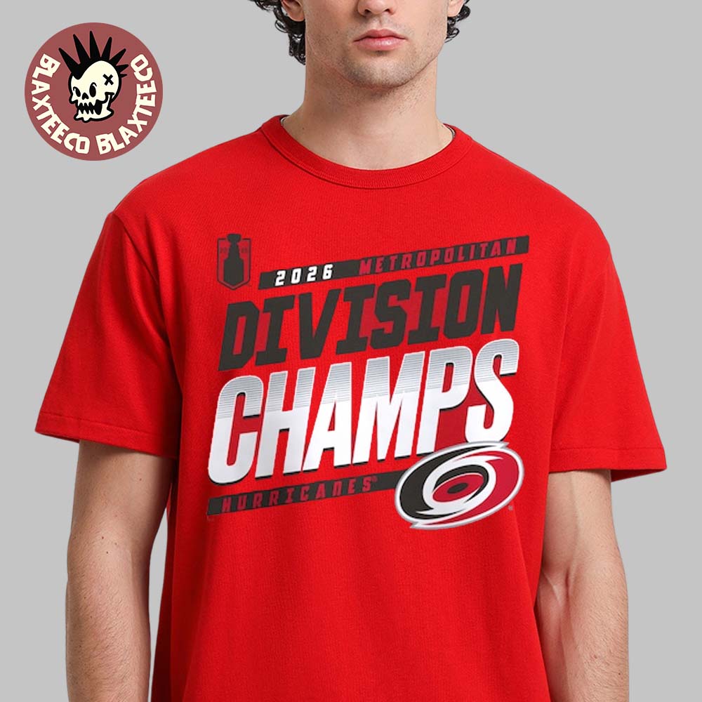 Carolina Hurricanes NHL 2025 2026 Metro Division Champions Locker Room T-Shirt Unisex T-shirt, Sweatshirt, Hoodie, Long Sleeve Tee - T-Shirt, Sweatshirt, Hoodie
