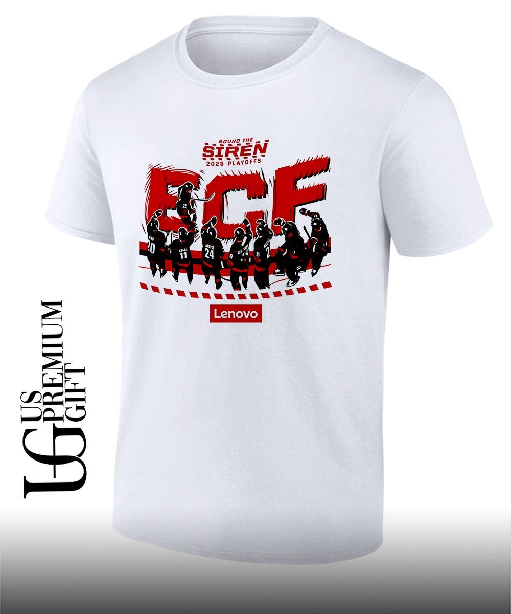 Carolina Hurricanes Sound The Siren 2026 Playoffs Ecf Lenovo shirt Unisex T-shirt, Sweatshirt, Hoodie, Long Sleeve Tee - T-Shirt, Sweatshirt, Hoodie