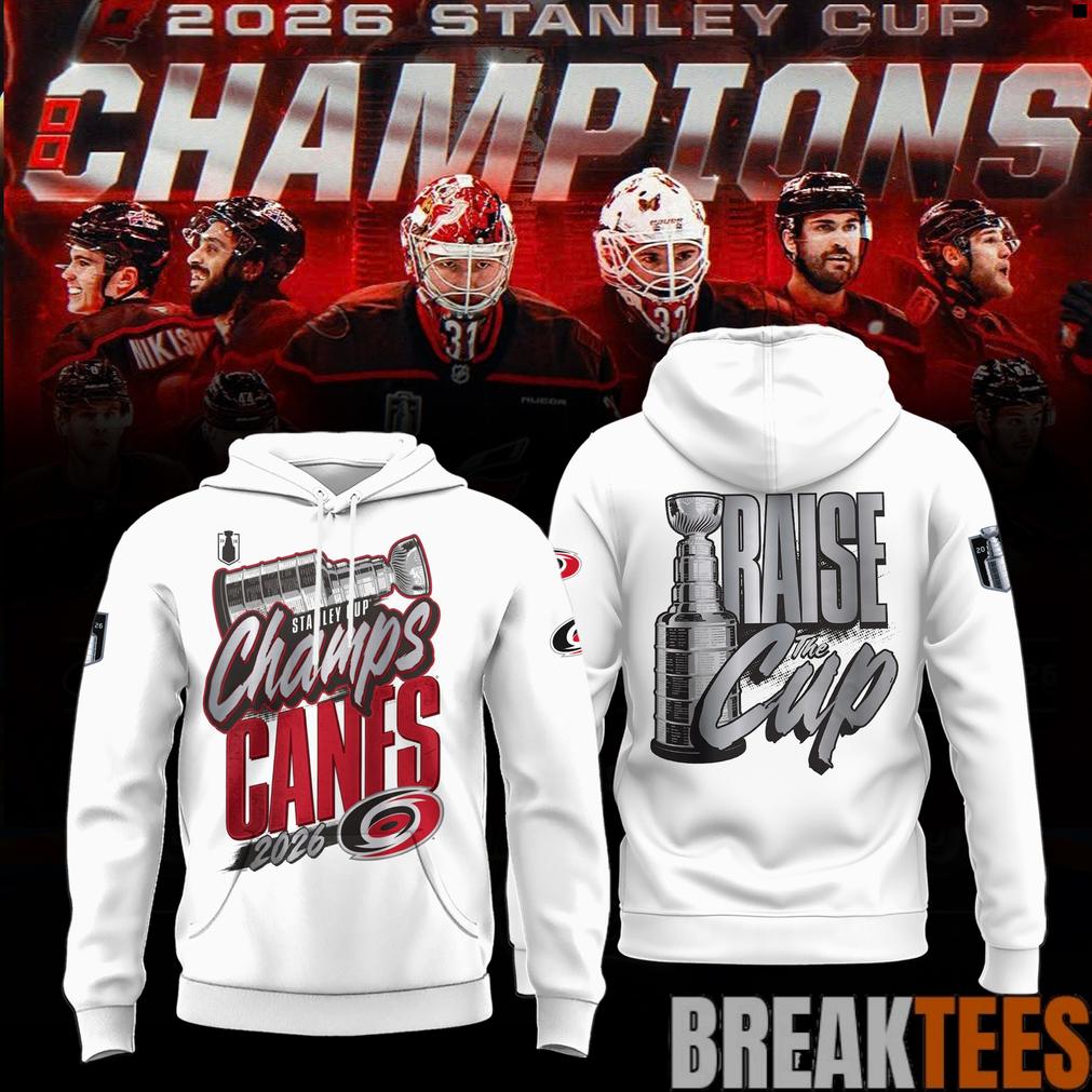Carolina Hurricanes Stanley Cup Champions 2026 Limited Edition Hoodie Unisex T-shirt, Sweatshirt, Hoodie, Long Sleeve Tee - T-Shirt, Sweatshirt, Hoodie