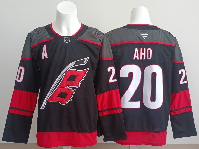 Carolina Hurricanes #20 Sebastian Aho Style 3 Hockey Jersey hockey jersey product view 1