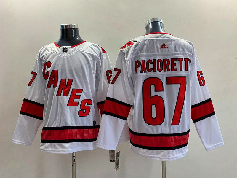 Carolina Hurricanes #67 Max Paciorett Style 1 Hockey Jersey hockey jersey product view 1