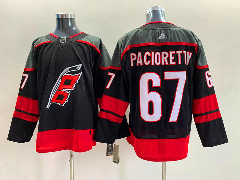 Carolina Hurricanes #67 Max Paciorett Style 2 Hockey Jersey hockey jersey product view 1