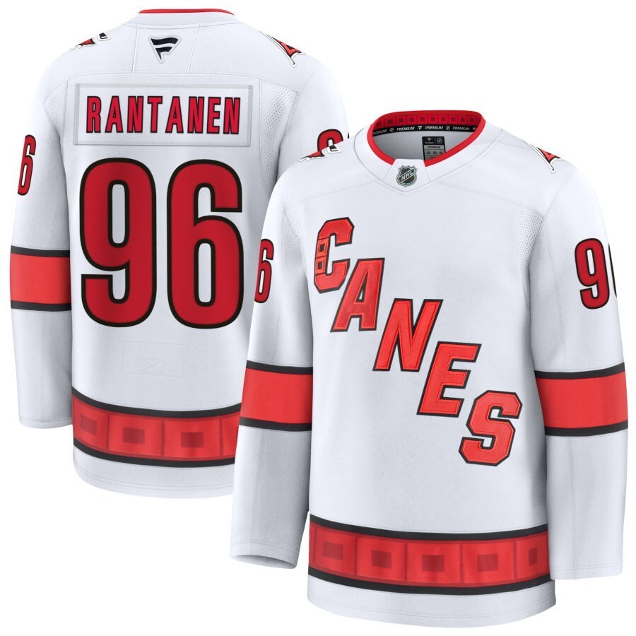 Carolina Hurricanes #96 Mikko Rantanen Style 3 Hockey Jersey hockey jersey product view 1