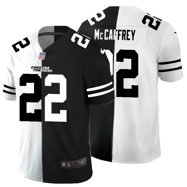 Carolina Panthers #22 Christian McCaffrey Style 1 Football Jersey football jersey product view 1