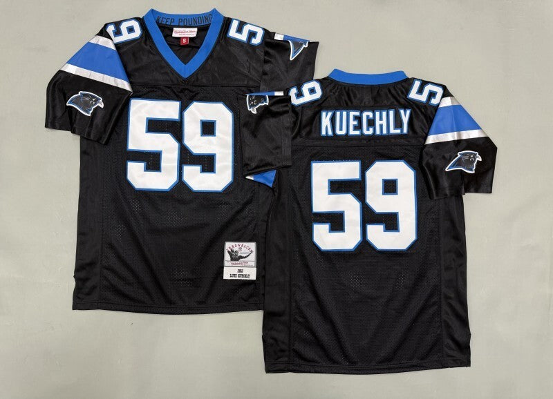 Carolina Panthers #59 Luke Kuechly Panthers Football Jersey football jersey product view 1