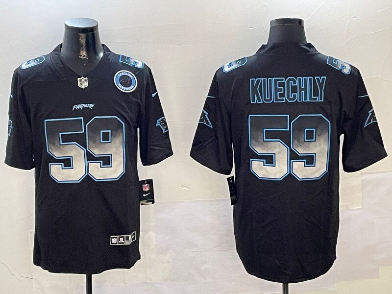 Carolina Panthers #59 Panthers Adult Style 2 Football Jersey football jersey product view 1