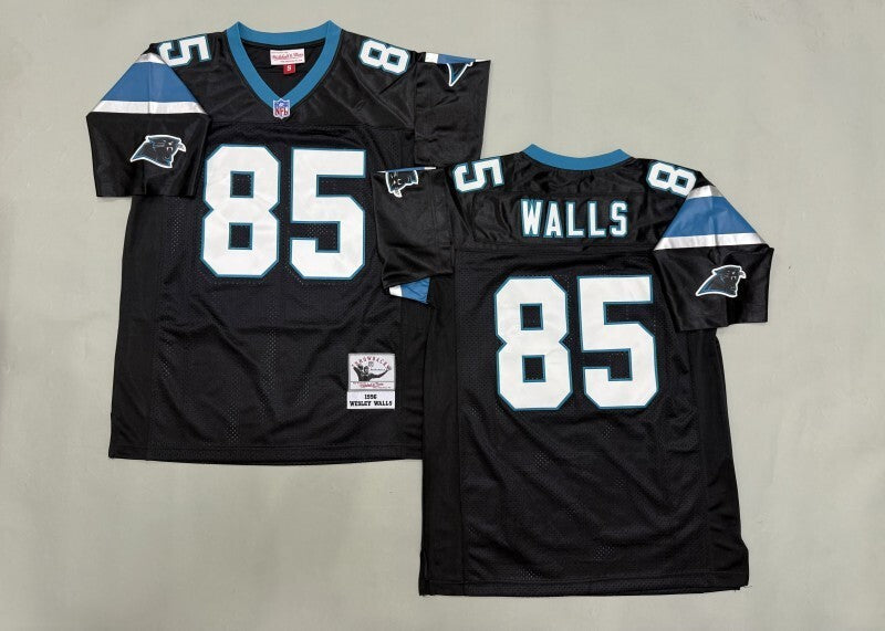 Carolina Panthers #85 Wesley Walls Panthers Football Jersey football jersey product view 1