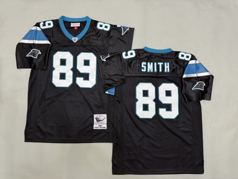 Carolina Panthers #89 Steve Smith Sr Panthers Football Jersey football jersey product view 1