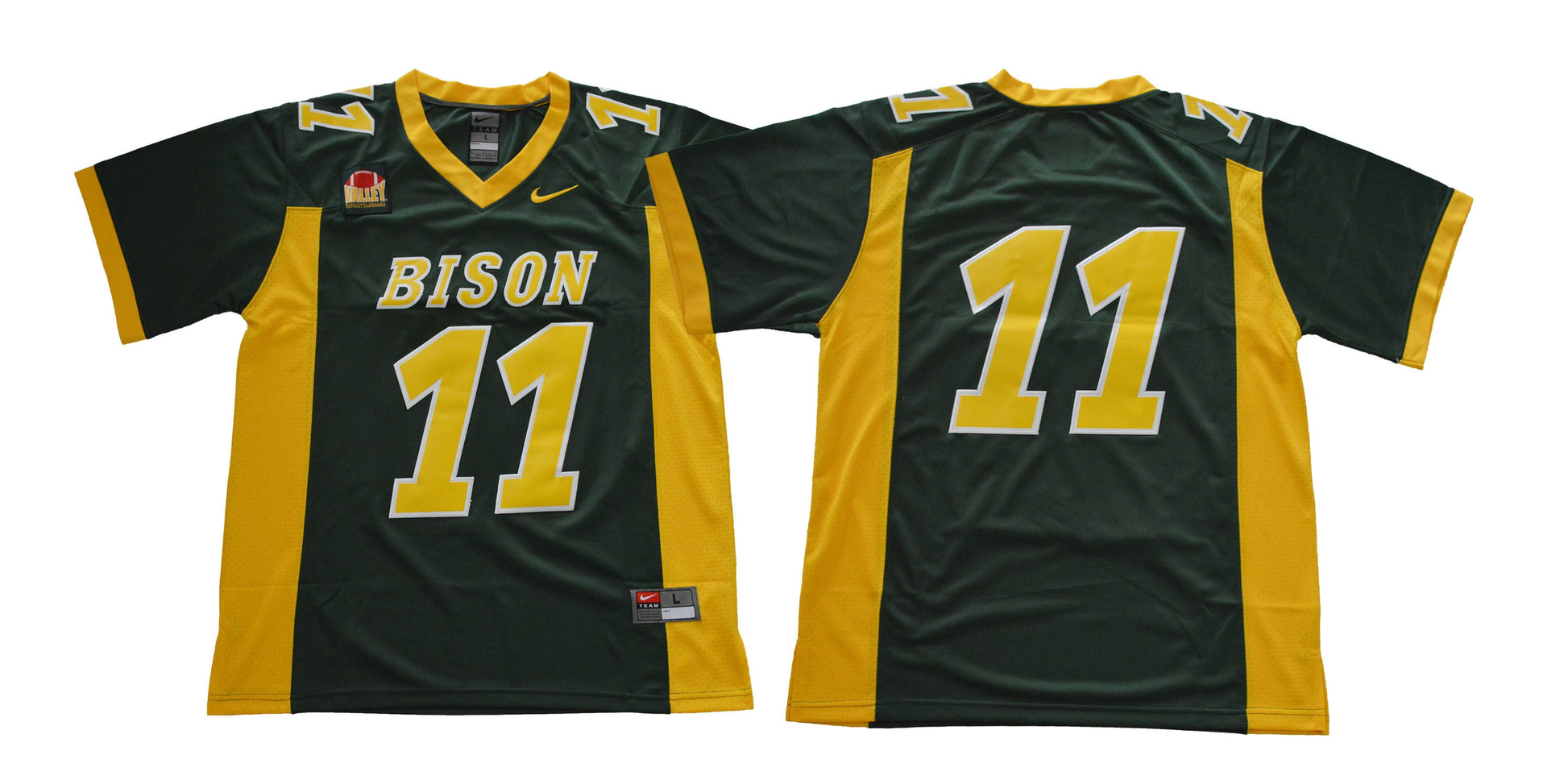 Carson Wentz 11 Green College Football Jersey football jersey product view 1