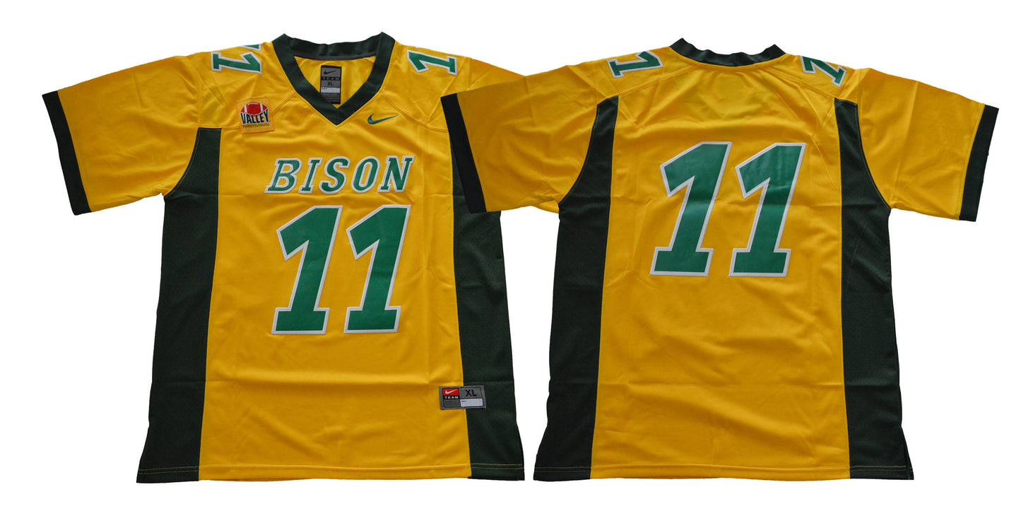 Carson Wentz 11 Yellow College Football Jersey football jersey product view 1