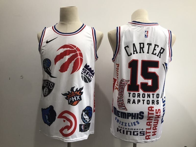 Carter 15 Black Collaboration Style 1 Basketball Jersey basketball jersey product view 1