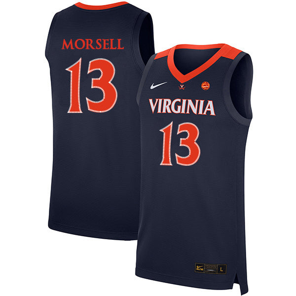 Casey Morsell 13 Navy College Football Jersey football jersey product view 1
