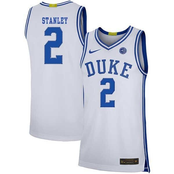 Cassius Stanley 2 White College Football Jersey football jersey product view 1
