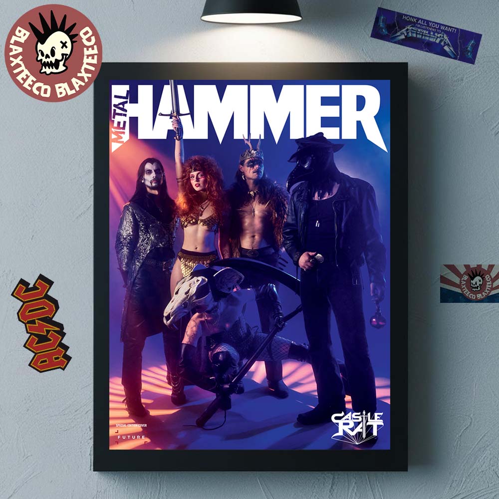 Castle Rat Metal Hammer Issue 410 Exclusive 2026 Magazine Cover Home Decor Poster Canvas Unisex T-shirt, Sweatshirt, Hoodie, Long Sleeve Tee - T-Shirt, Sweatshirt, Hoodie