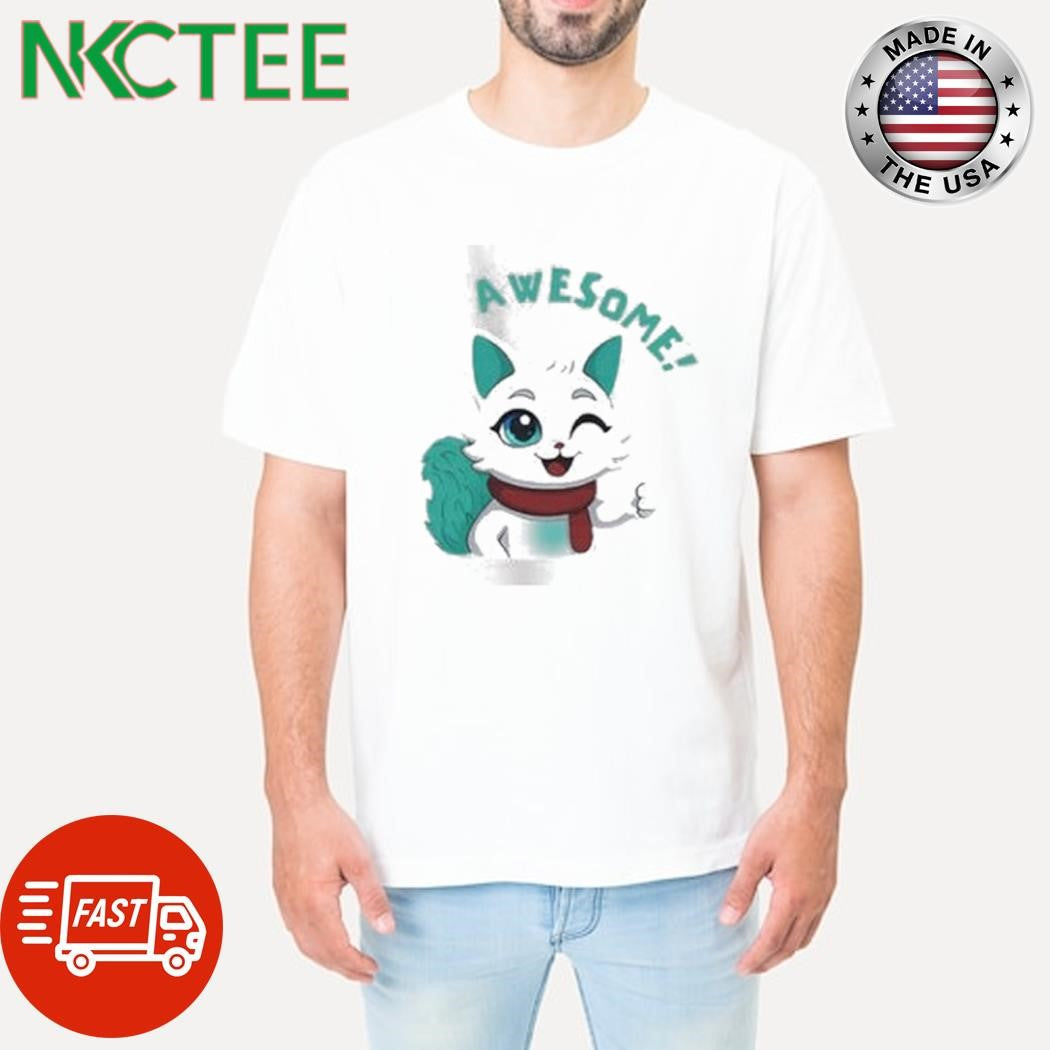 Cat Awesome shirt Unisex T-shirt, Sweatshirt, Hoodie, Long Sleeve Tee - T-Shirt, Sweatshirt, Hoodie