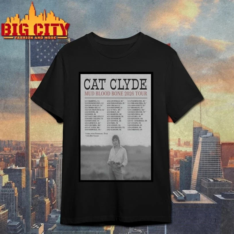 Cat Clyde Mud Blood Bone Tour 26 Poster shirt Unisex T-shirt, Sweatshirt, Hoodie, Long Sleeve Tee - T-Shirt, Sweatshirt, Hoodie