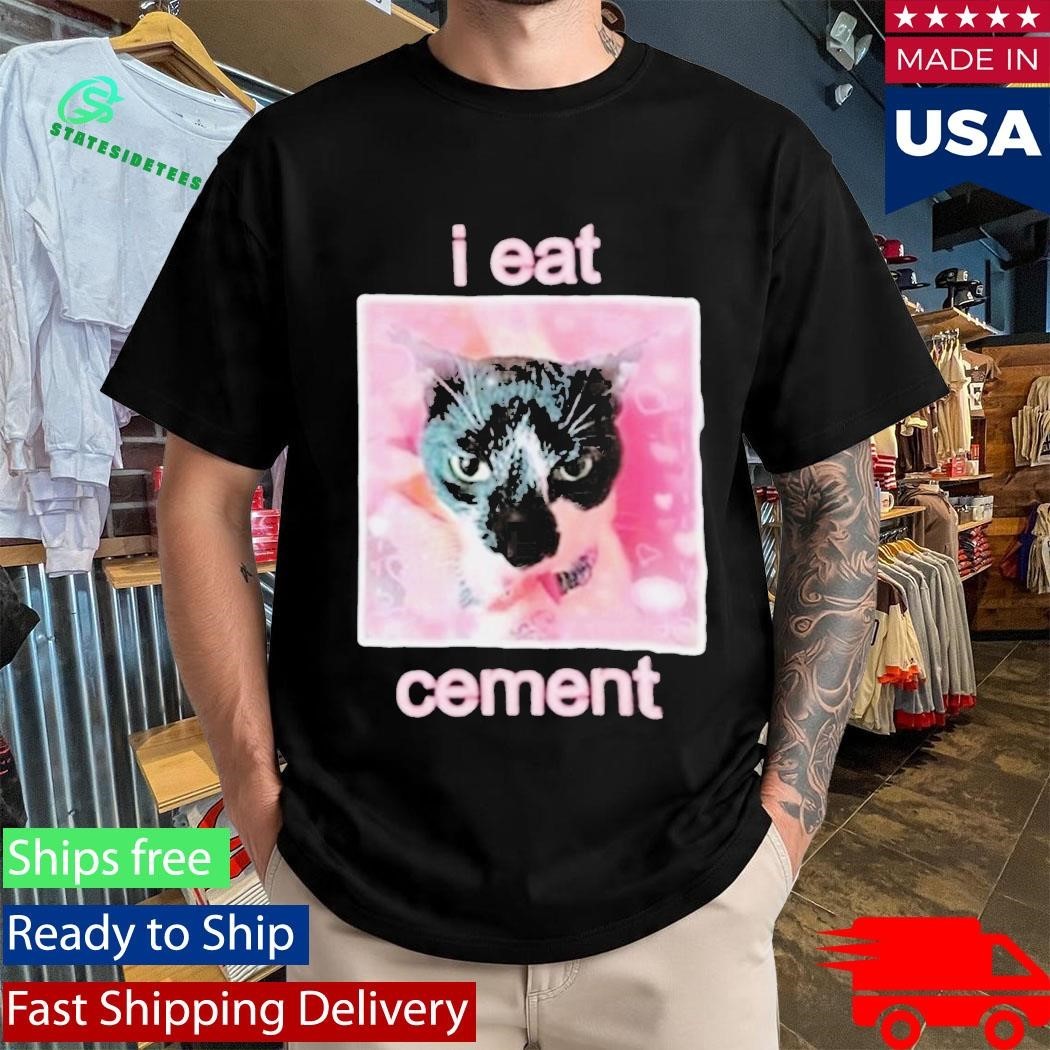 Cat I Eat Cement - Adult & Kids T-Shirts, Sweatshirts & Hoodies apparel design preview 4