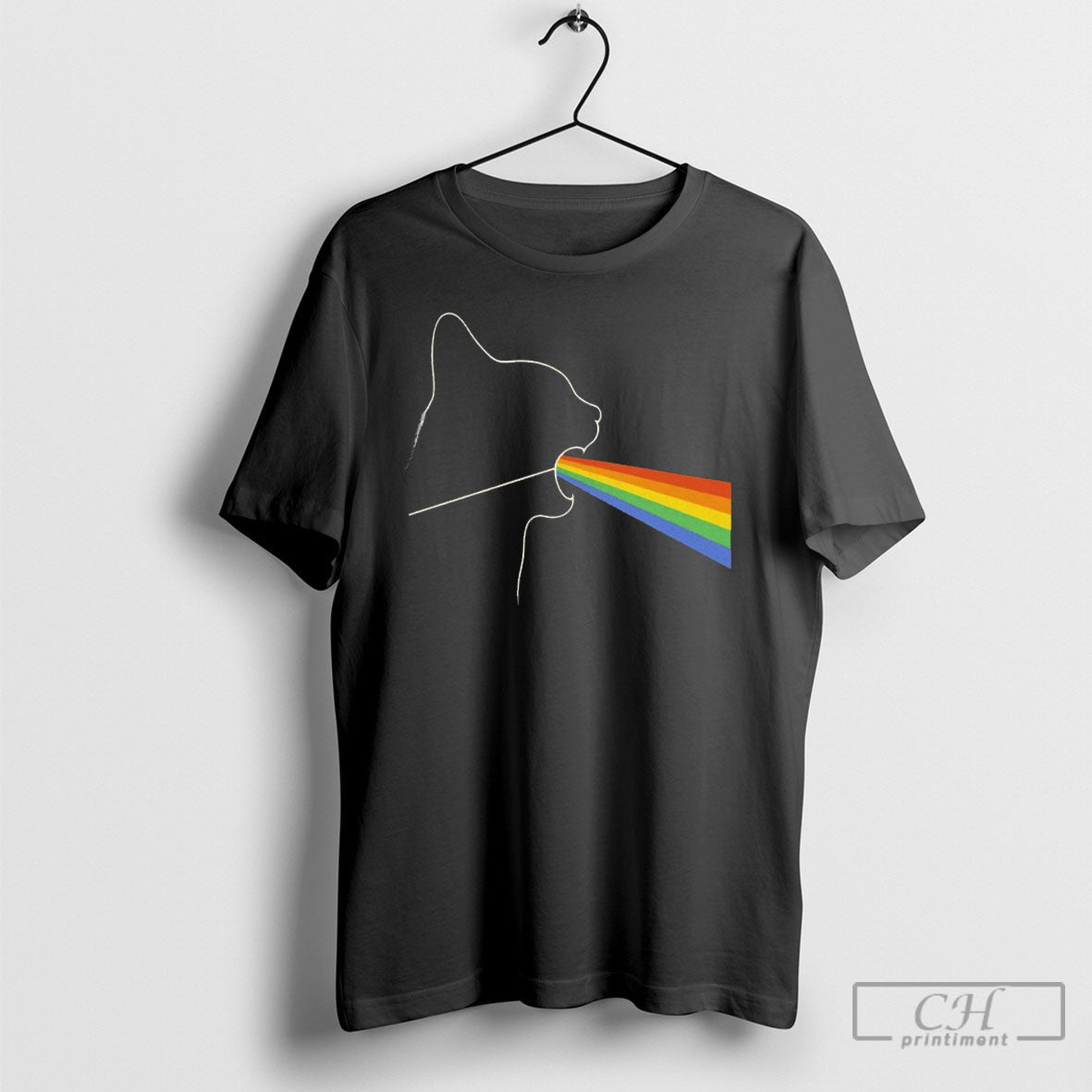 Cat Rainbow Unisex T-shirt, Sweatshirt, Hoodie, Long Sleeve Tee - T-Shirt, Sweatshirt, Hoodie