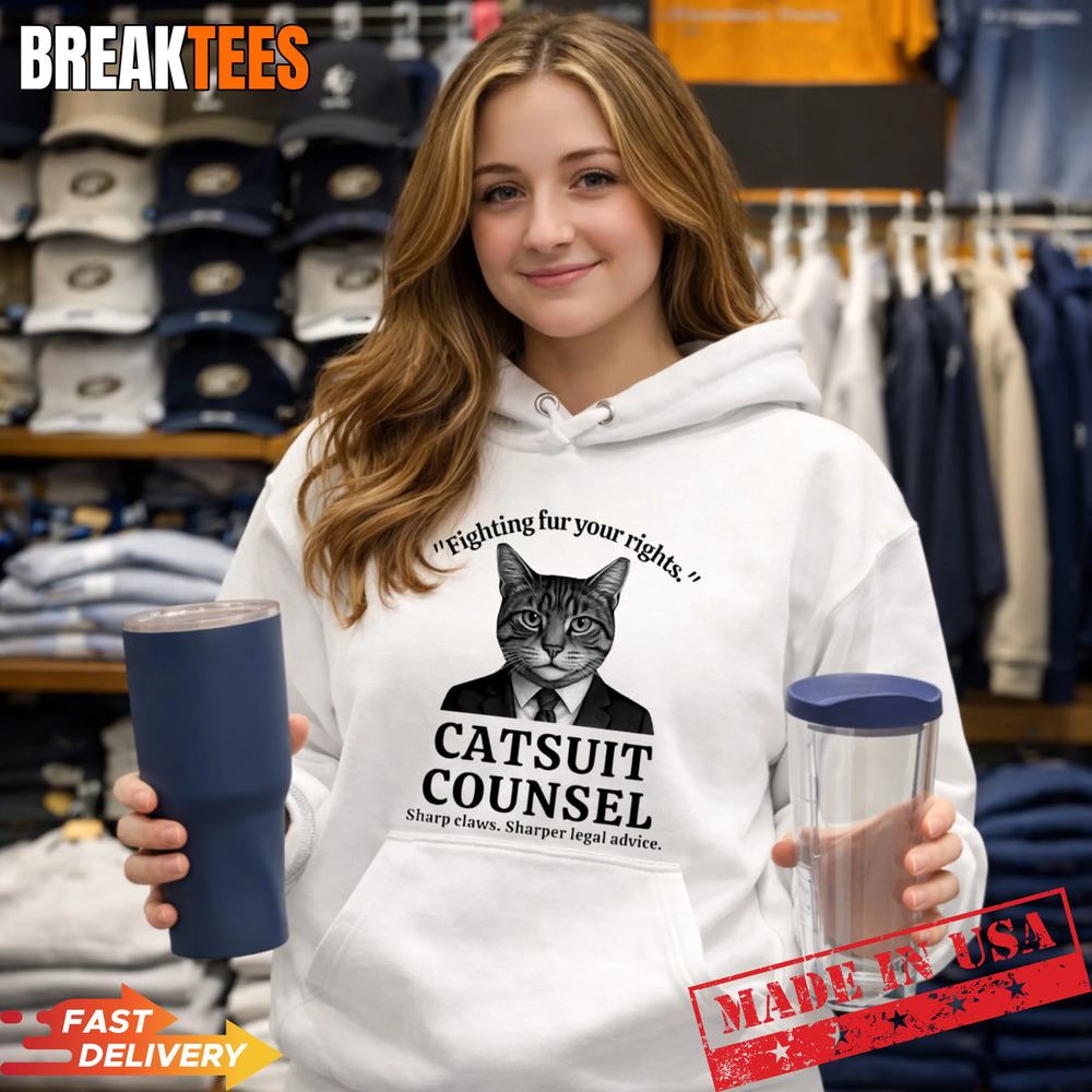 Cat fighting fur your rights catsuit counsel sharp - Adult & Kids T-Shirts, Sweatshirts & Hoodies apparel design preview 2
