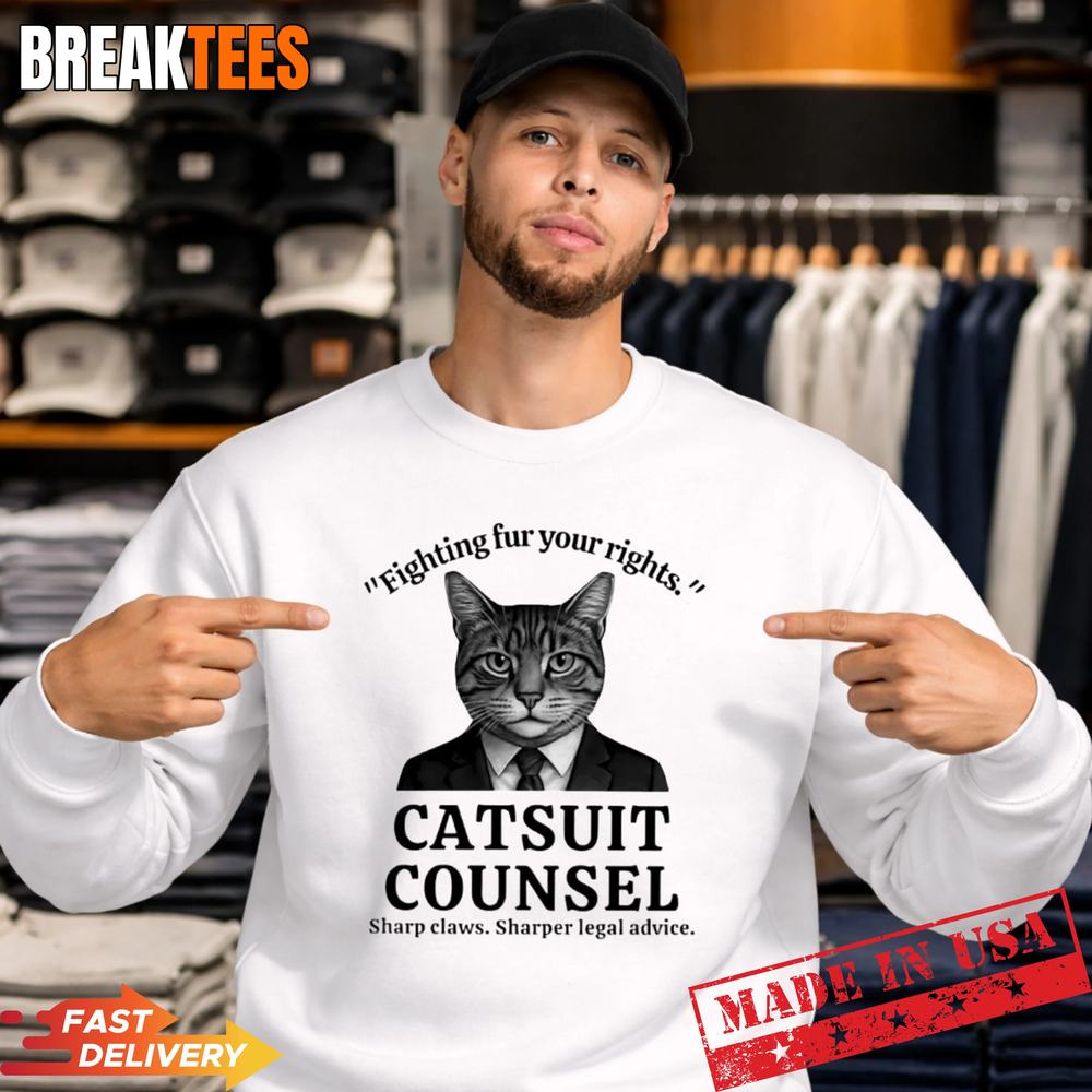 Cat fighting fur your rights catsuit counsel sharp - Adult & Kids T-Shirts, Sweatshirts & Hoodies apparel design preview 4