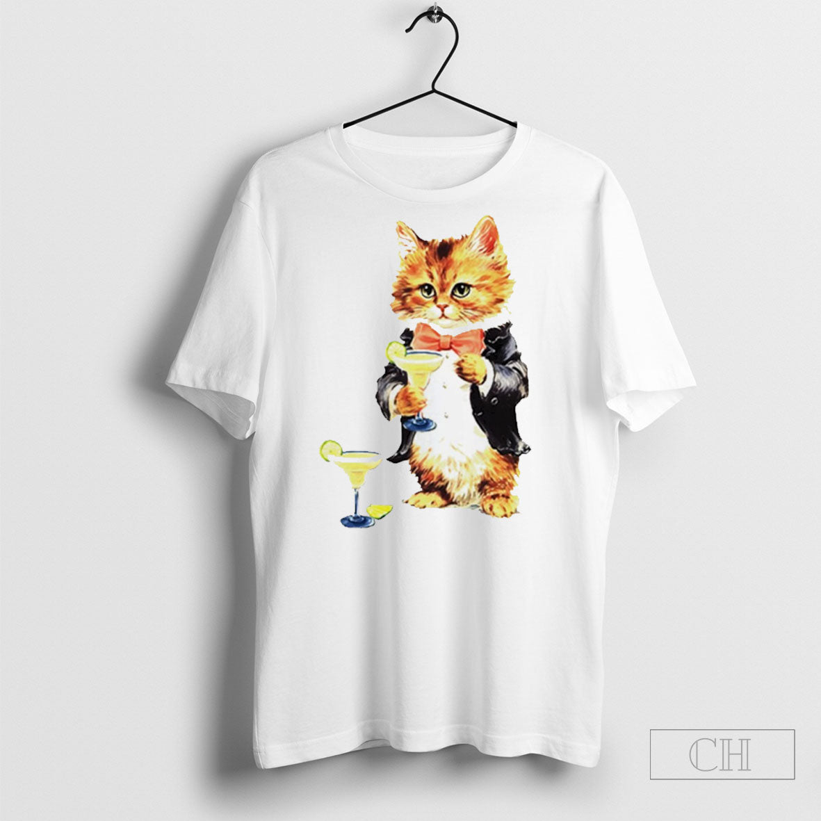 Cat With A Drink Margarita Shirt Tee Unisex T-shirt, Sweatshirt, Hoodie, Long Sleeve Tee - T-Shirt, Sweatshirt, Hoodie